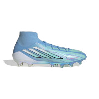 adidas F50 Sparkfusion Trinity Elite Grass/Artificial Grass Football Boots (MG) Women's Blue Bright Blue Hot Pink