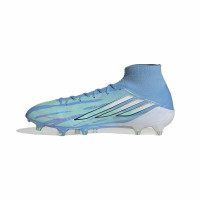 adidas F50 Sparkfusion Trinity Elite Grass/Artificial Grass Football Boots (MG) Women's Blue Bright Blue Hot Pink