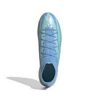 adidas F50 Sparkfusion Trinity Elite Grass/Artificial Grass Football Boots (MG) Women's Blue Bright Blue Hot Pink