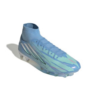 adidas F50 Sparkfusion Trinity Pro Grass/Artificial Grass Football Boots (MG) Women's Blue Bright Blue Hot Pink