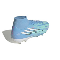 adidas F50 Sparkfusion Trinity Pro Grass/Artificial Grass Football Boots (MG) Women's Blue Bright Blue Hot Pink