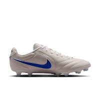 Nike Tiempo Ligera Pro Gras Football Boots (FG) Chalk White Blue White