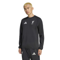 adidas Liverpool Tiro Travel Crew Trainingspak 2026-2027 Zwart Wit