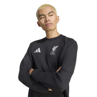 adidas Liverpool Tiro Travel Crew Trainingspak 2026-2027 Zwart Wit