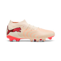 PUMA Future 9 Match Grass/Artificial Grass Football Boots (MG) Off White Black Pink