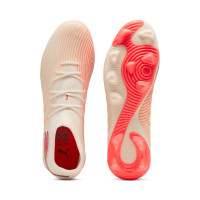 PUMA Future 9 Match Grass/Artificial Grass Football Boots (MG) Off White Black Pink