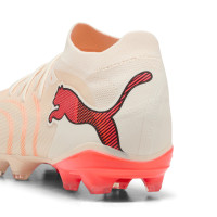 PUMA Future 9 Match Grass/Artificial Grass Football Boots (MG) Off White Black Pink