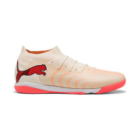 PUMA Future 9 Match Indoor Football Boots (IN) Off White Black Pink