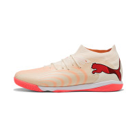 PUMA Future 9 Match Indoor Football Boots (IN) Off White Black Pink
