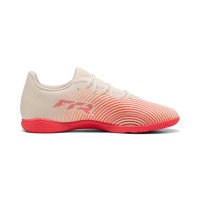 PUMA Future 9 Play Indoor Football Boots (IN) Off White Black Pink
