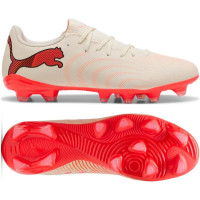PUMA Future 9 Play Grass/Artificial Grass Football Boots (MG) Off White Black Pink