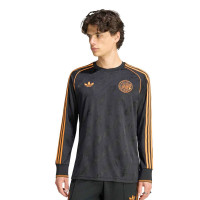 adidas Ajax Originals T-Shirt Lange Mouwen Zwart Oranje