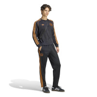 adidas Ajax Originals T-Shirt Lange Mouwen Zwart Oranje