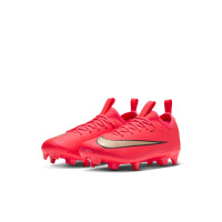 Nike Mercurial Vapor 17 Academy Grass/Artificial Grass Football Boots (MG) Toddlers Bright Red Black Gold