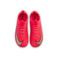 Nike Mercurial Vapor 17 Academy Grass/Artificial Grass Football Boots (MG) Toddlers Bright Red Black Gold