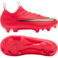 Nike Mercurial Vapor 17 Academy Grass/Artificial Grass Football Boots (MG) Toddlers Bright Red Black Gold