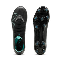 PUMA Ultra Nitro 7 Match Gras / Kunstgras Voetbalschoenen (MG) Zwart Intense Mint