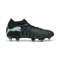 PUMA Future 9 Ultimate IJzeren-Nop Voetbalschoenen (SG) Zwart Intense Mint Wit