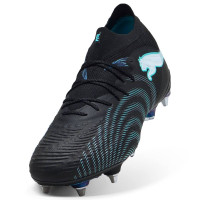 PUMA Future 9 Ultimate IJzeren-Nop Voetbalschoenen (SG) Zwart Intense Mint Wit