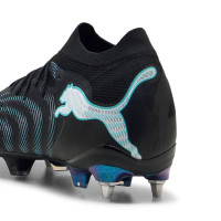 PUMA Future 9 Ultimate IJzeren-Nop Voetbalschoenen (SG) Zwart Intense Mint Wit