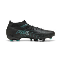 PUMA Future 9 Match Gras / Kunstgras Voetbalschoenen (MG) Zwart Intense Mint Wit