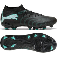 PUMA Future 9 Match Gazon Naturel Artificiel Chaussures de Foot (MG) Noir Intense Mint Blanc