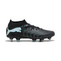 PUMA Future 9 Match IJzeren-Nop Voetbalschoenen (SG) Zwart Intense Mint Wit