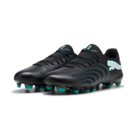 PUMA Future 9 Play Grass/Artificial Grass Football Boots (MG) Black Intense Mint White