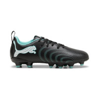PUMA Future 9 Play Grass/Artificial Grass Football Boots (MG) Kids Black Intense Mint White