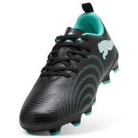 PUMA Future 9 Play Grass/Artificial Grass Football Boots (MG) Kids Black Intense Mint White