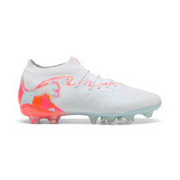 PUMA Future 9 Pro Brilliance Gras / Kunstgras Voetbalschoenen (MG) Dames Wit Feloranje Roze Lichtblauw