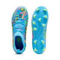 PUMA Future 9 Match ADV Gras / Kunstgras Voetbalschoenen (MG) Kids Felblauw Felroze Neongroen