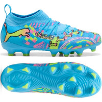 PUMA Future 9 Match ADV Gras / Kunstgras Voetbalschoenen (MG) Kids Felblauw Felroze Neongroen