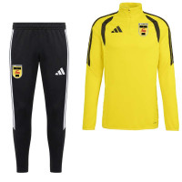 adidas SC Cambuur Tracksuit 1/4-Zip 2026-2027 Kids Yellow Black