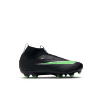 Nike Mercurial Superfly 11 Academy Grass/Artificial Grass Football Boots (MG) Toddlers Black Bright Green Silver Grey