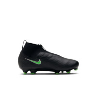 Nike Mercurial Superfly 11 Academy Grass/Artificial Grass Football Boots (MG) Toddlers Black Bright Green Silver Grey
