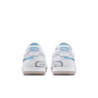 Nike Tiempo Reactgato Indoor Football Shoes (IN) White Light Blue Black Grey