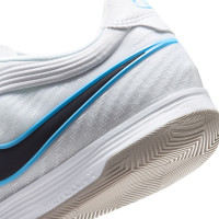 Nike Tiempo Reactgato Indoor Football Shoes (IN) White Light Blue Black Grey