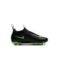 Nike Mercurial Vapor 17 Club Flex Gras / Kunstgras Voetbalschoenen (MG) Kids Zwart Felgroen Zilvergrijs