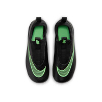 Nike Mercurial Vapor 17 Club Flex Gras / Kunstgras Voetbalschoenen (MG) Kids Zwart Felgroen Zilvergrijs