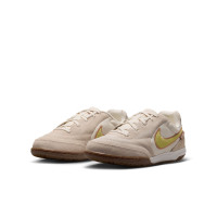 Nike Tiempo Streetgato Premium Street Football Boots Kids Beige Lemon Moon Particle