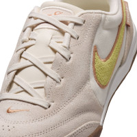 Nike Tiempo Streetgato Premium Street Football Boots Kids Beige Lemon Moon Particle
