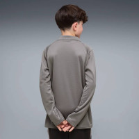 PUMA Manchester City Trainingstrui 1/4-Zip 2026-2027 Kids Donkergrijs Zwart Goudgeel