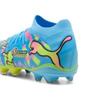 PUMA Future 9 Match ADV Gras / Kunstgras Voetbalschoenen (MG) Felblauw Felroze Neongroen
