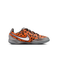 Nike Streetgato x LEGO® Straatvoetbalschoenen Kids Oranje Zwart Zilver