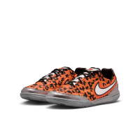 Nike Streetgato x LEGO® Straatvoetbalschoenen Kids Oranje Zwart Zilver