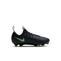 Nike Mercurial Vapor 17 Academy Gras / Kunstgras Voetbalschoenen (MG) Peuters/Kleuters Zwart Felgroen Zilvergrijs