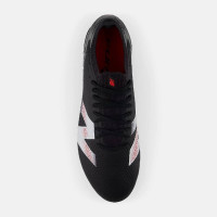 New Balance Furon V9 Pro Gras Voetbalschoenen (FG) Zwart Wit Rood