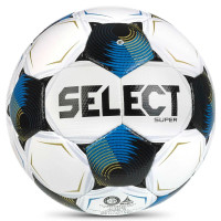 Select Super V26 Football Size 5 White Black Blue Gold