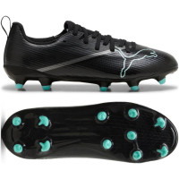 PUMA Ultra Nitro 7 Match Gazon Naturel Artificiel Chaussures de Foot (MG) Enfants Noir Intense Mint